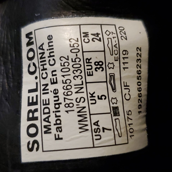 Sorel Blake lace ankle booties w size 7 NWT - Picture 10 of 10